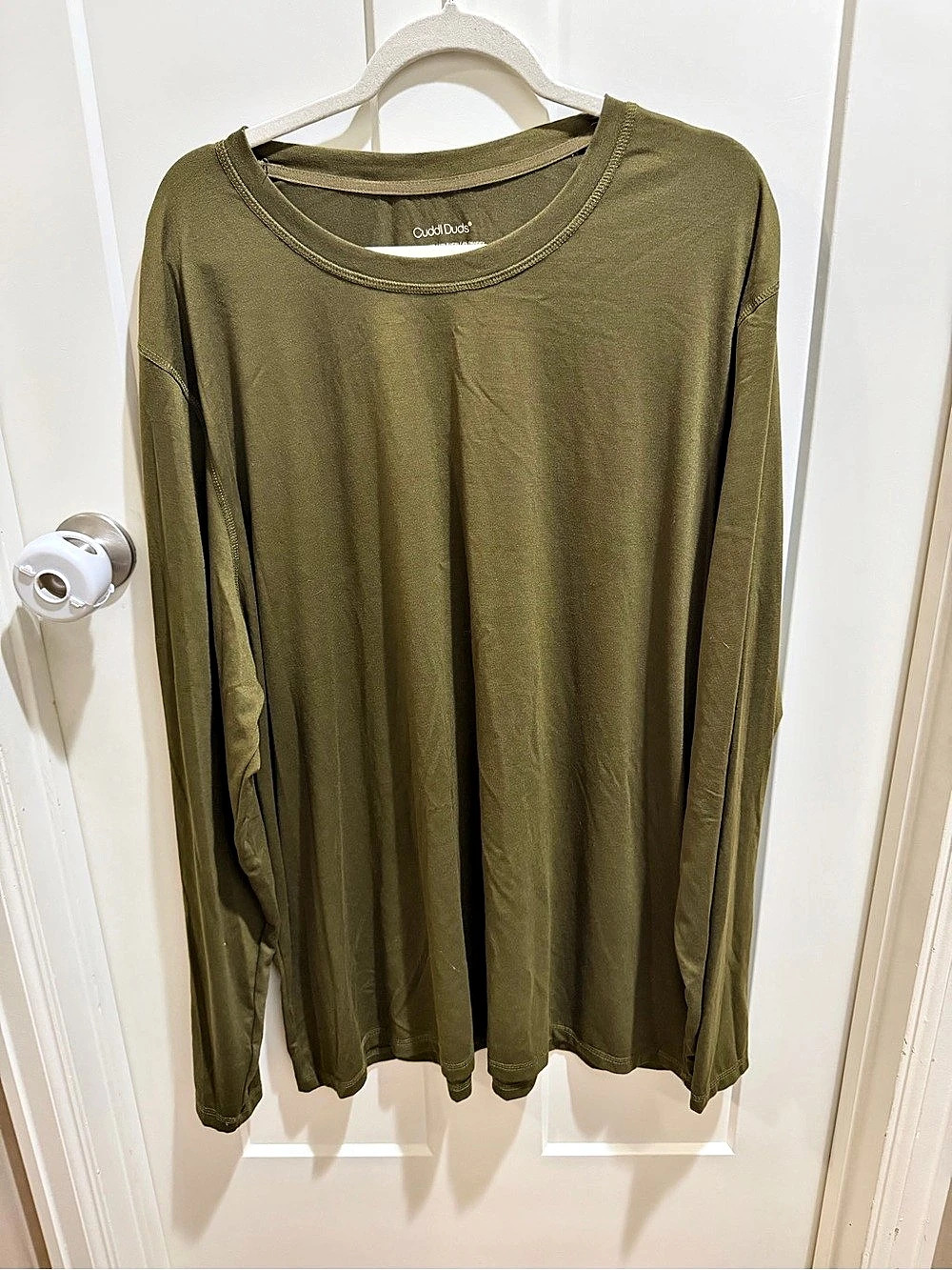 Cuddl Duds Men’s Camo Long Sleeve Top 3XL Pajamas
